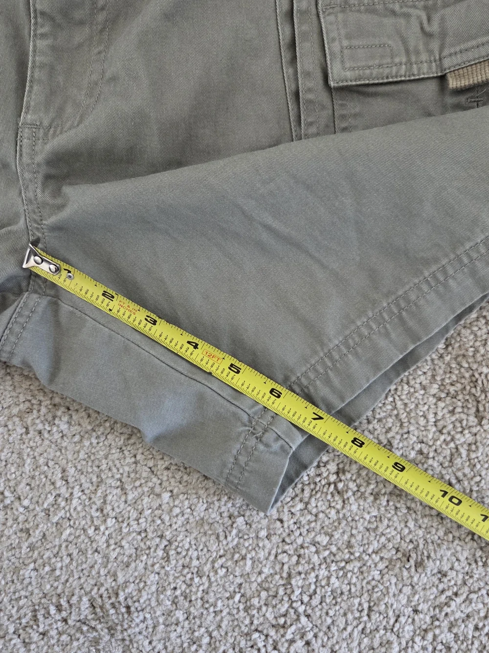 St John's Bay  Light Green Cargo Shorts Men's 42